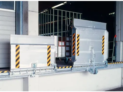 Klapbare Laadbrug Lxb 1065X1500Mm Draagvermogen 4000Kg Met Vering
