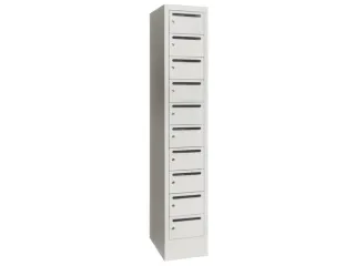Postsorteerkast 1850x330x500mm 10 Vakken Vak B 300mm Met Postsleuf - 2
