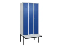 locker voor scheiding van kleding,HxBxD 2120x900x815mm,3vak