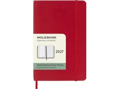 Agenda 2027 Moleskine 12 mois Planner Weekly 7 jours/1 page Pocket CS