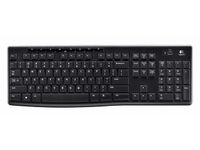 Draadloos Toetsenbord Logitech K270 QWERTY Zwart