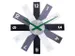 Design wandklok - 40cm- Stille klok - Zwart - Acryl - NeXtime "Plexi"