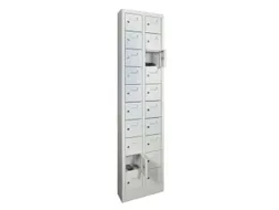 lockerkast,HxBxD 1950x460x200mm,2x10vakken,cil.-slot,sokkel