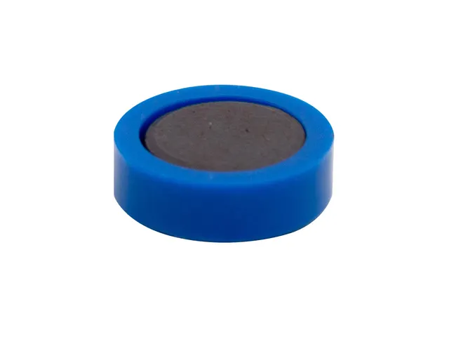 Q-connect magneten 20mm blauw 10 stuks