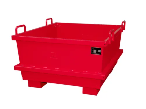 Universele Stortgoedbak Rood Heftruck En Kraantraverse 680x1040x1200mm