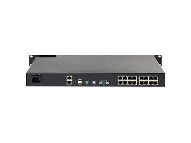 APC KVM1116R KVM switch, Digital/IP, 1 afstandsbediening/1 lokale gebr