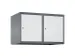 opzetkast,v. locker,2vak.,vak B 400mm,HxBxD 500x800x500mm,vleugeldeur