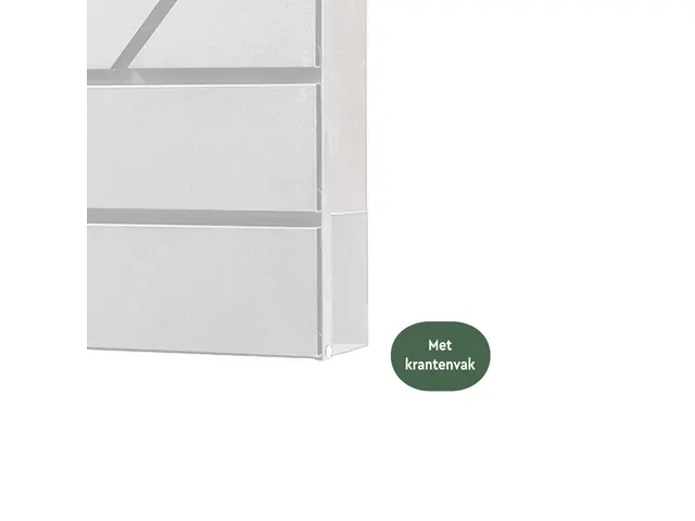 Brievenbus BRASQ PB200 Deluxe wand wit