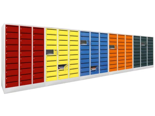 Postsorteerkast 1850x830x500mm 2x10 Vakken Ral7035 Front Ral7016