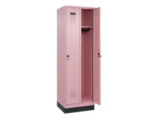 locker,HxBxD 1950x600x500mm,2vak,vak B 300mm,draaigrendel,sokkel - 2