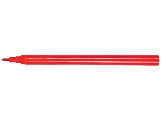 Viltstift 1mm rood 10 stuks
