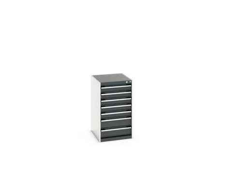 ladekast HxBxD 900x525x650mm 7laden romp RAL7035 front RAL7016