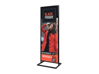 Poster Display Decor Click Dubbelzijdig 2xA1 Zwart - 1