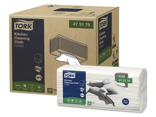 Tork 473179 Kitchen Cleaning Gevouwen Reinigingsdoek Wit