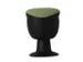 Tabouret Inclinable Ergonomique Assise Tissu Vert Cadre plastique Noir