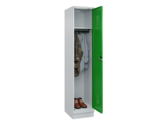 locker,HxBxD 1950x400x500mm,1vak,vak B 400mm,cil.-slot,sokkel