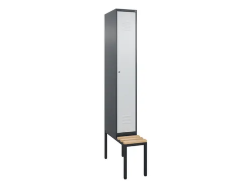 locker voor scheiding van kleding,HxBxD 2120x300x815mm,1vak