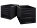 Leitz WOW CUBE Ladenblok 5 laden zwart