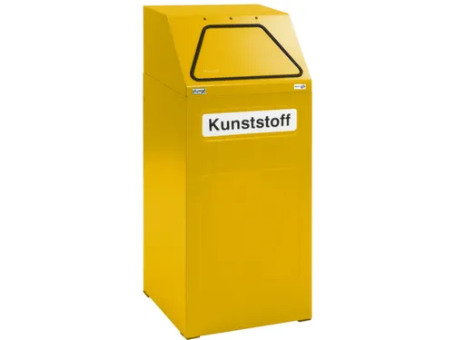 Afvalverzamelaar Vuurremmend 65 Liter 970X405X380Mm Binnenbak Geel