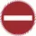 markeersymbool,symbool/tekst: "Doorgang verboden",Ø 240mm,rood