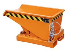 Kiepbak 0.15m³ Hxbxd 550x640x960mm Afrolautomaat Gelakt Ral2000