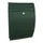muurbrievenbus,staal,groen,HxBxD 480x322x155mm,inworp/uitname voor