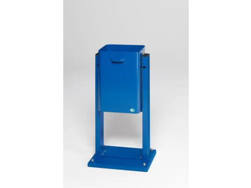 Afvalbak 40 Liter Met Bodemplaat Blauw