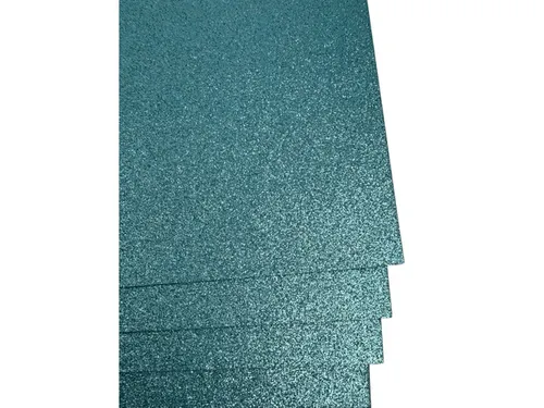 Glitterkarton Kangaro ijsblauw 50x70cm pak à 10 vel