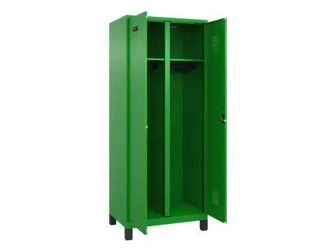 locker voor scheiding van kleding,HxBxD 1950x800x500mm,2vak