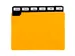 Tabblad a-z Glanskarton 6/10 105x148mm 24 stuks