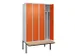 locker voor scheiding van kleding,HxBxD 2120x1200x815mm,4vak