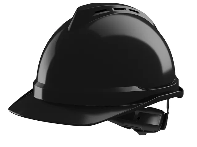 MSA V-Gard 500 veiligheidshelm ABS zwart niet geventileerd 60 stuks