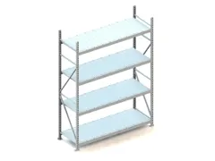 Breedvakstelling Basisveld 2500x1800x650mm 4 Stalen Legborden 600kg