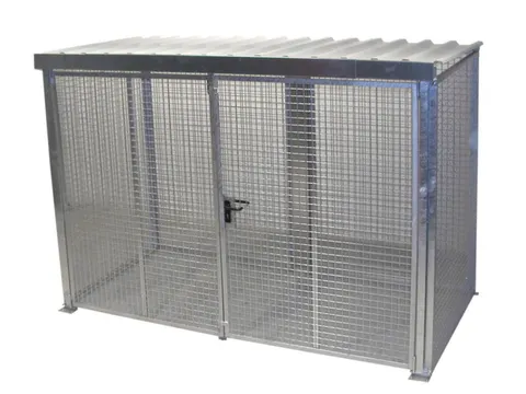 Gasflessendepot Voor 78 Gasflessen 2180x3100x1500mm Staal/draadgaas