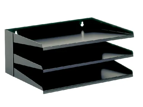 Sorteerrek Vepa Bins 3 delig zwart