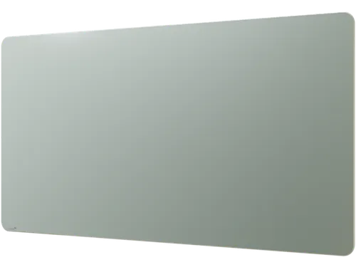 Mat Glasbord 100x200cm Sage Green Ronde Hoeken