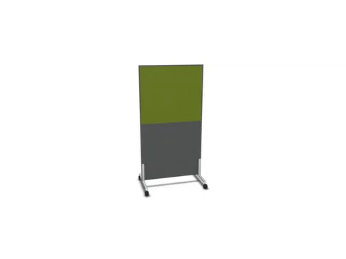 scheidingswand,HxB 1545x800mm,MS-donkergrijs,BN7048-groen