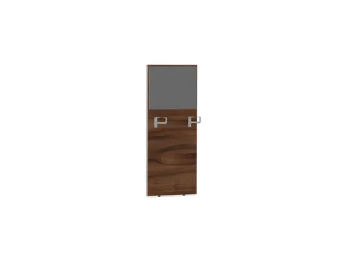 baliepaneel bureau aanbouw rechts NP-tiepolo nut BN8078-grijs 600mm
