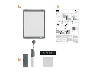 Whiteboard Nobo 21.6x28cm Magnetisch Assorti - 7