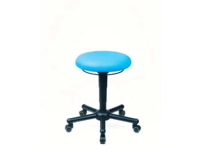 draaibare kruk,zitting HxØ 465-595x430mm,ronde zitting