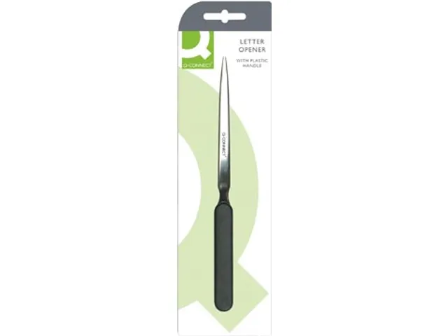 Briefopener 19cm Met Zwart Kunststof Handvat
