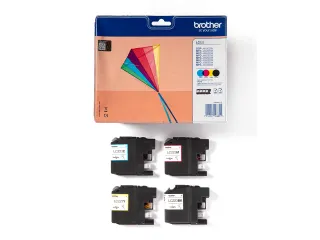 Brother LC-223 Inktcartridge Zwart + Kleur Multipack - 3