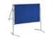 Presentatiebord MAULpro Klapbaar textiel Blauw Whiteboard 150x120cm