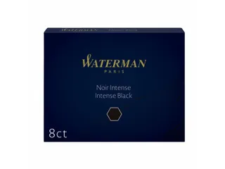 Inktpatroon Waterman lang Zwart 8 stuks - 1