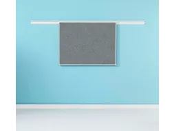 Partnerline Prikbord 90x120cm Camira Donkergrijs
