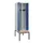 locker met bank,voor scheiding van kleding,HxBxD 2120x600x815mm,2vak