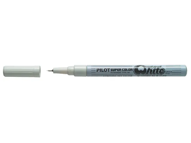 Viltstift Pilot Super Color Lakmarker Extra Fijne punt Wit