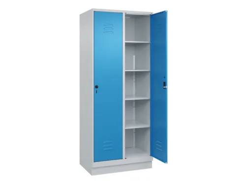 wasgoedverdeelkast,HxBxD 1950x800x500mm,vak B 400mm,cilinderslot