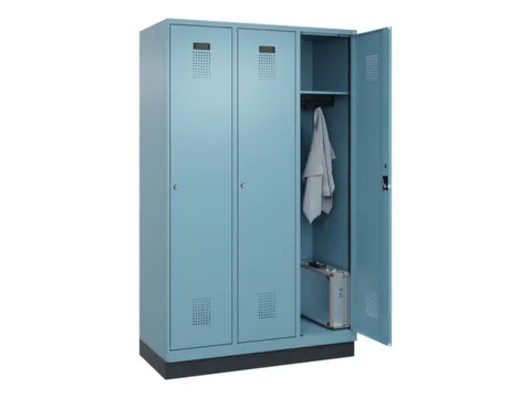 locker,HxBxD 1950x1200x500mm,3vak,vak B 400mm,cil.-slot,sokkel