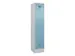locker voor scheiding van kleding,HxBxD 1950x400x500mm,1vak